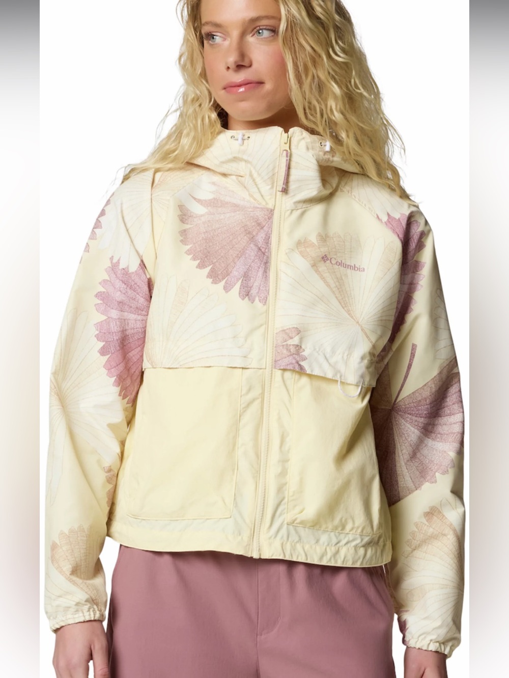 Columbia Spire Valley Floral Windbreaker Jacket